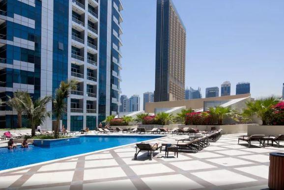 Апартаменты Studio - Bay Central Tower Дубай Экстерьер фото